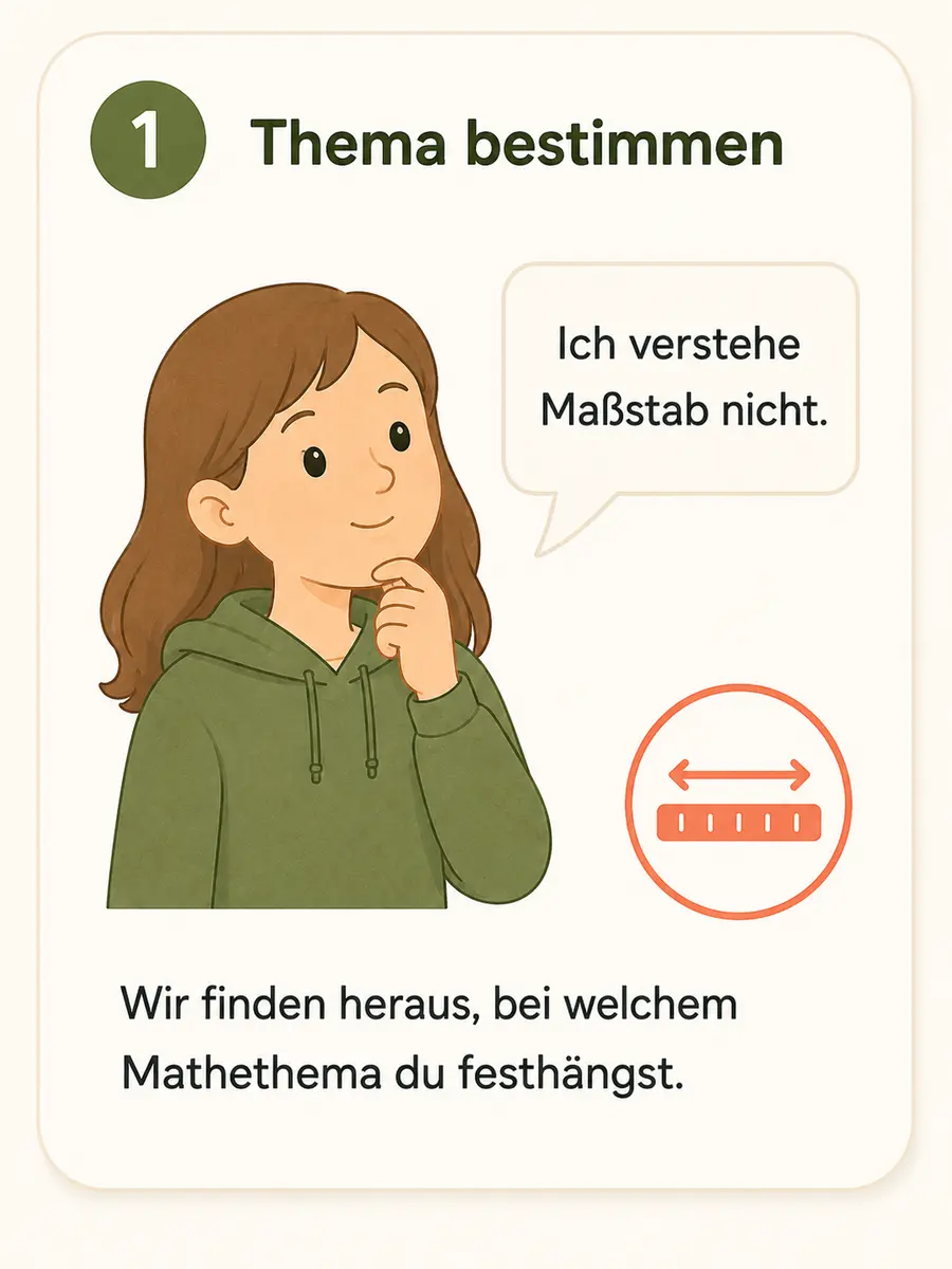 Start einer ThemenKlar Erklärung auf dem Smartphone