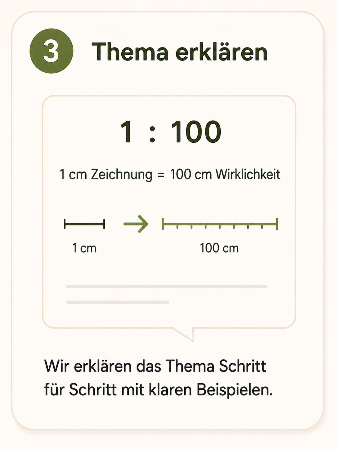 ThemenKlar fragt nach, wo das Kind beim Thema hängt